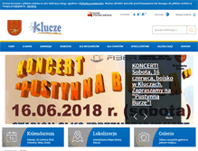 Tablet Screenshot of gmina-klucze.pl